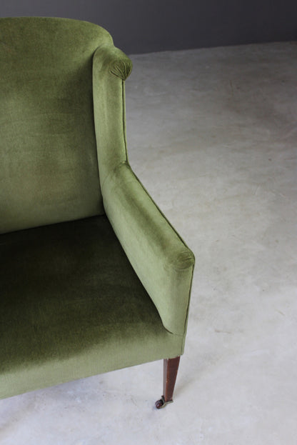 Edwardian Green Armchair - Kernow Furniture