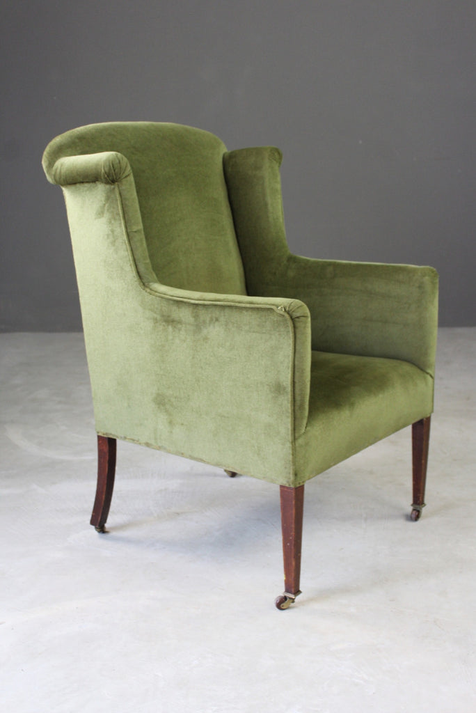 Edwardian Green Armchair - Kernow Furniture