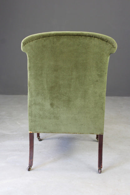 Edwardian Green Armchair - Kernow Furniture