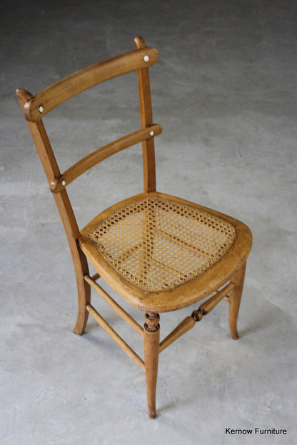 Early 20th Century Cane Occasional Chair - Kernow Furniture