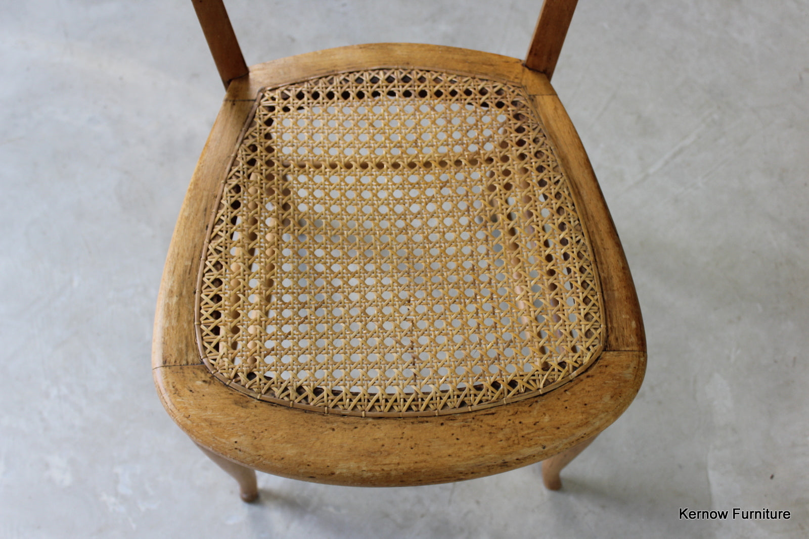 Early 20th Century Cane Occasional Chair - Kernow Furniture