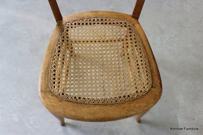 Early 20th Century Cane Occasional Chair - Kernow Furniture