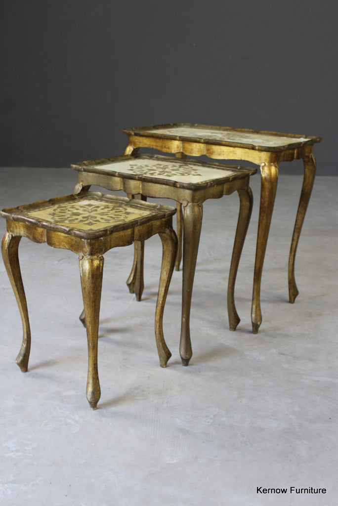 French Style Nest Tables - Kernow Furniture