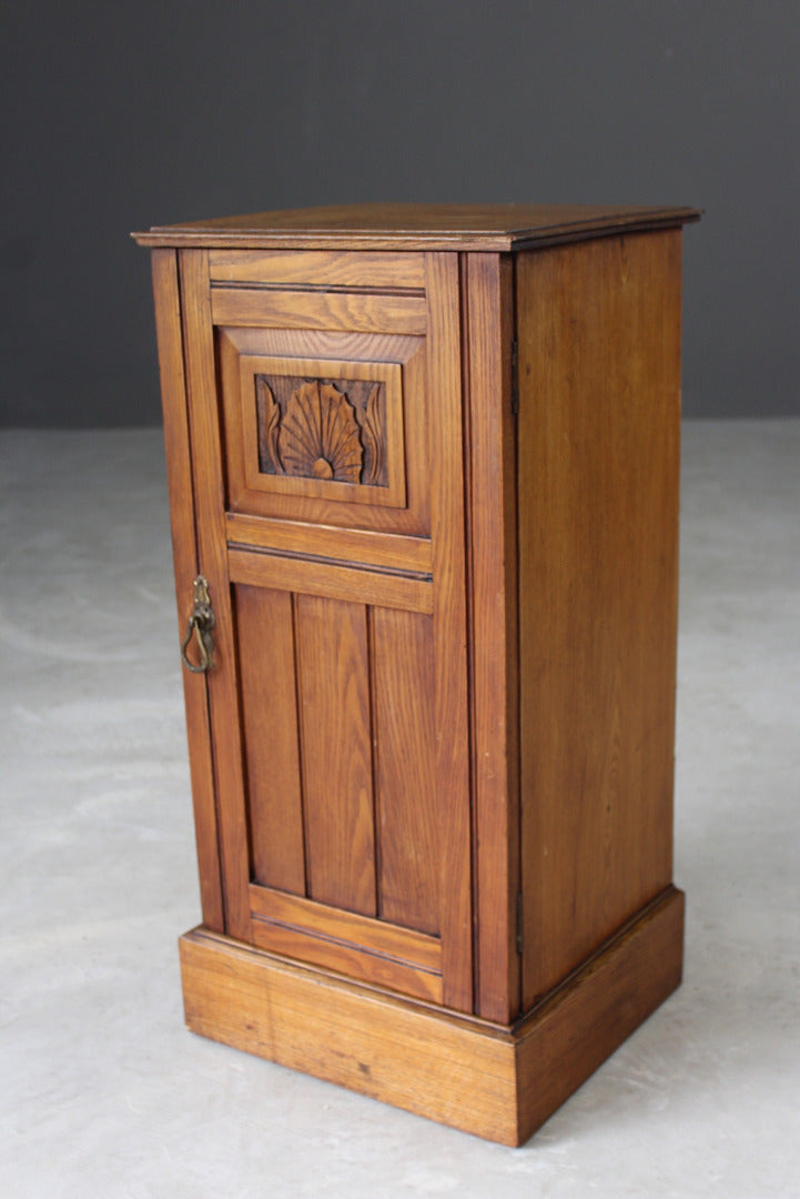 Small Elm Bedside Cabinet - Kernow Furniture