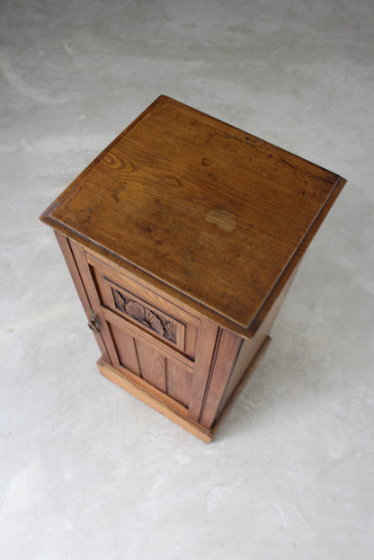 Small Elm Bedside Cabinet - Kernow Furniture