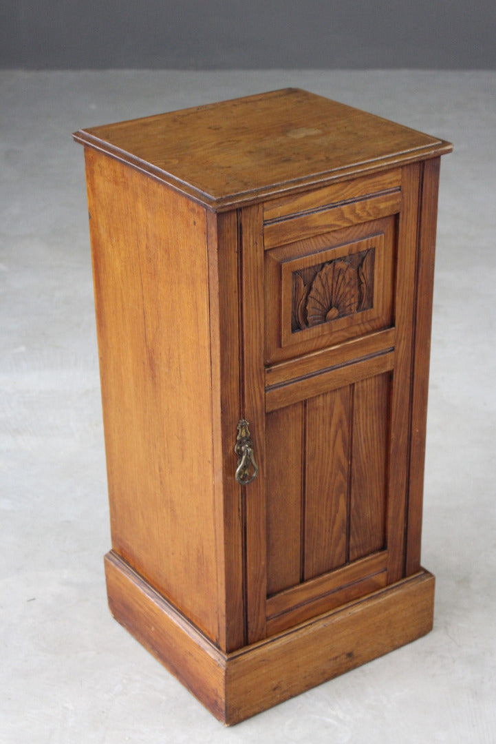 Small Elm Bedside Cabinet - Kernow Furniture