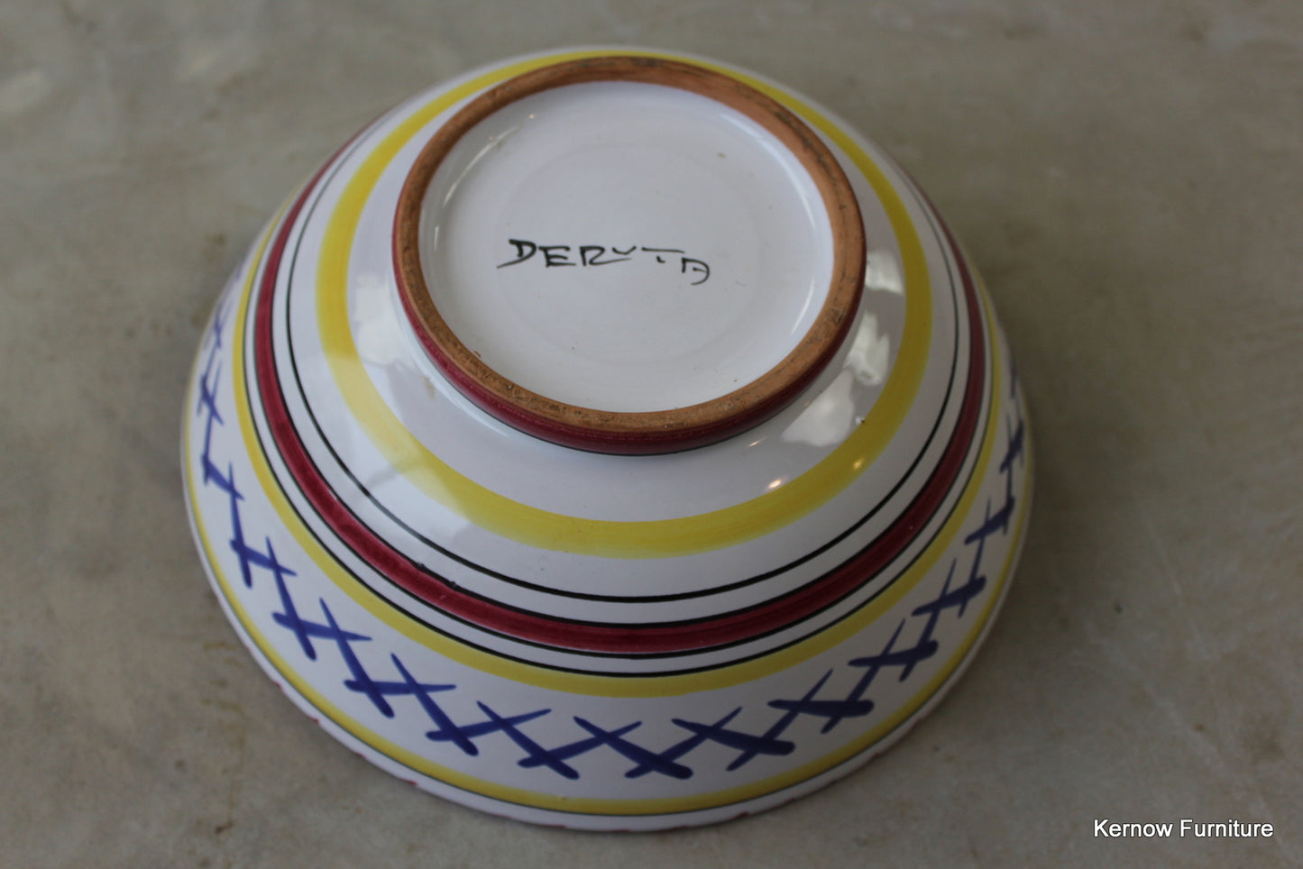 Deruta Rooster Serving Bowl - Kernow Furniture