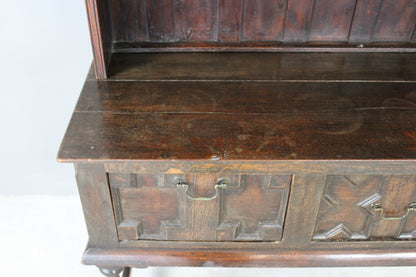 Oak Jacobean Style Dresser - Kernow Furniture