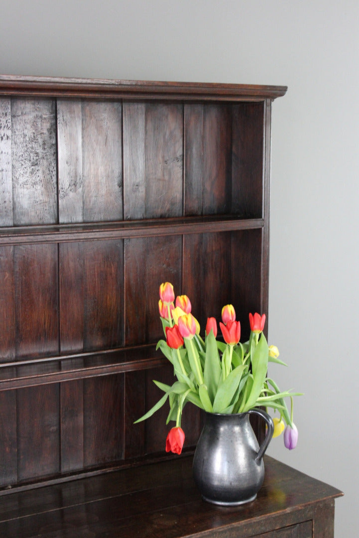 Oak Jacobean Style Dresser - Kernow Furniture