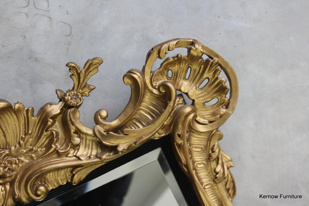 Ornate 19th Century Rococo Wall Mirror - Kernow Furniture