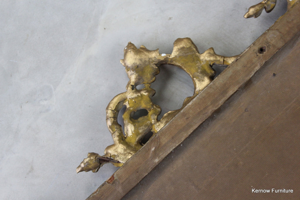 Ornate 19th Century Rococo Wall Mirror - Kernow Furniture