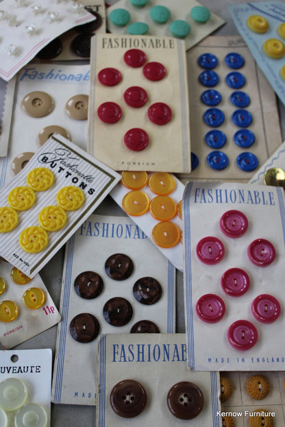 Collection of Vintage Buttons - Kernow Furniture