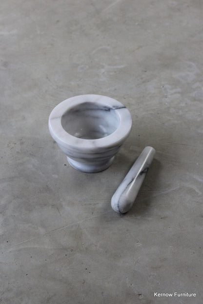 Marble Pestle & Mortar - Kernow Furniture