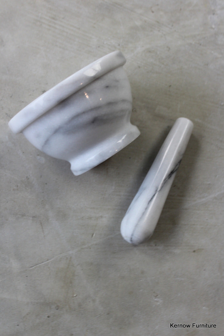 Marble Pestle & Mortar - Kernow Furniture