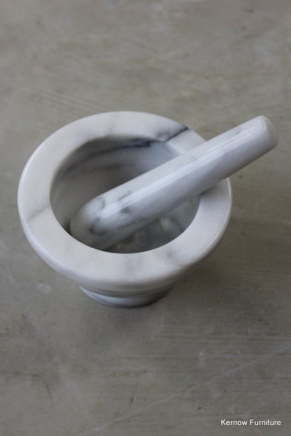 Marble Pestle & Mortar - Kernow Furniture