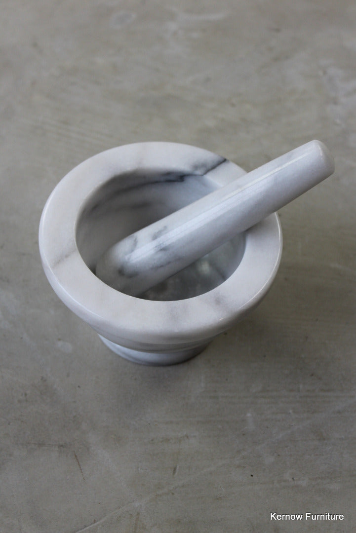 Marble Pestle & Mortar - Kernow Furniture