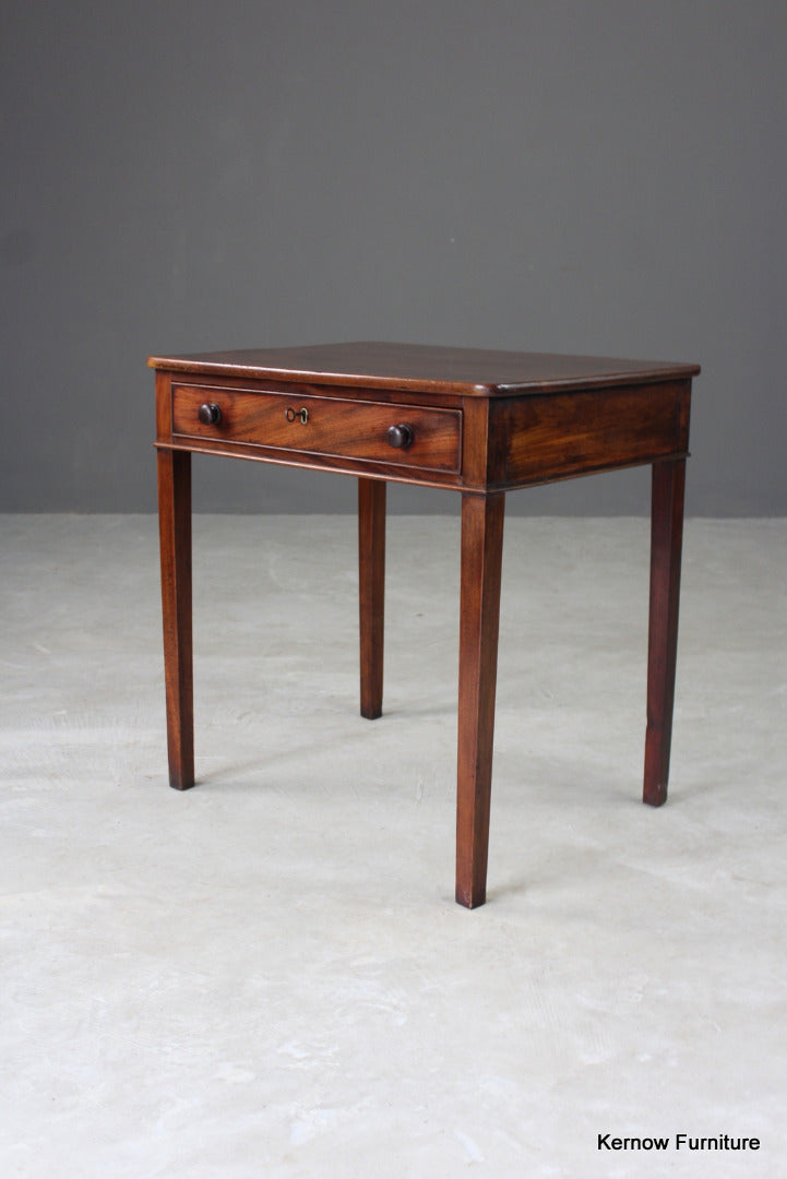 Antique Mahogany Side Table - Kernow Furniture