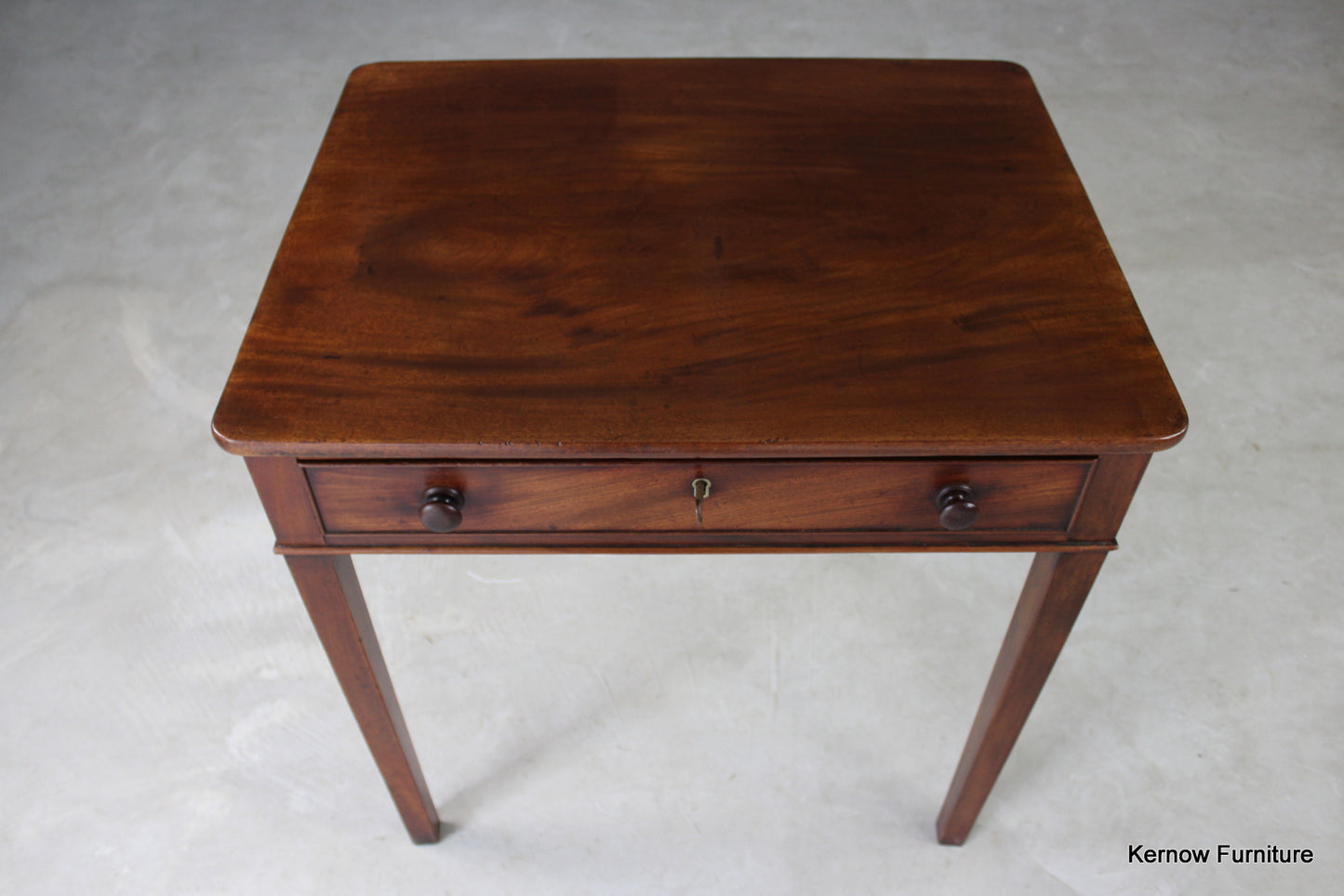 Antique Mahogany Side Table - Kernow Furniture