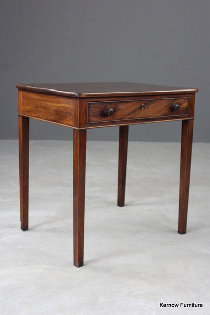 Antique Mahogany Side Table - Kernow Furniture