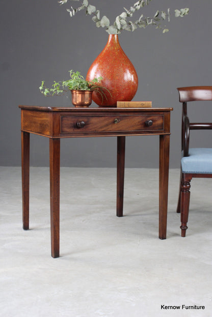 Antique Mahogany Side Table - Kernow Furniture