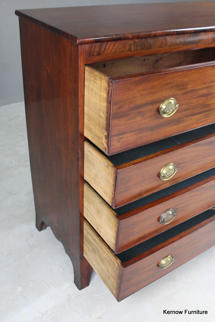 Antique Mahogany Chest of Drawers - Kernow Furniture