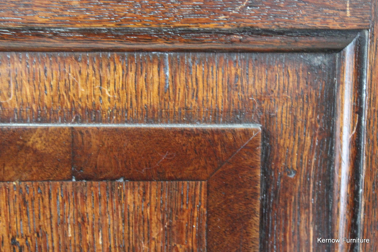 Antique Oak Corner Cupboard - Kernow Furniture