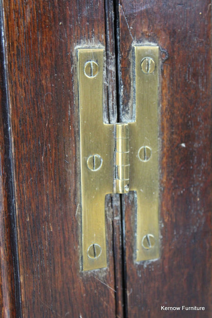 Antique Oak Corner Cupboard - Kernow Furniture