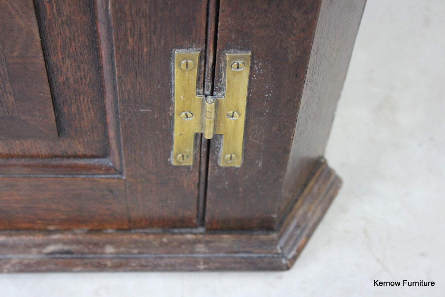 Antique Oak Corner Cupboard - Kernow Furniture