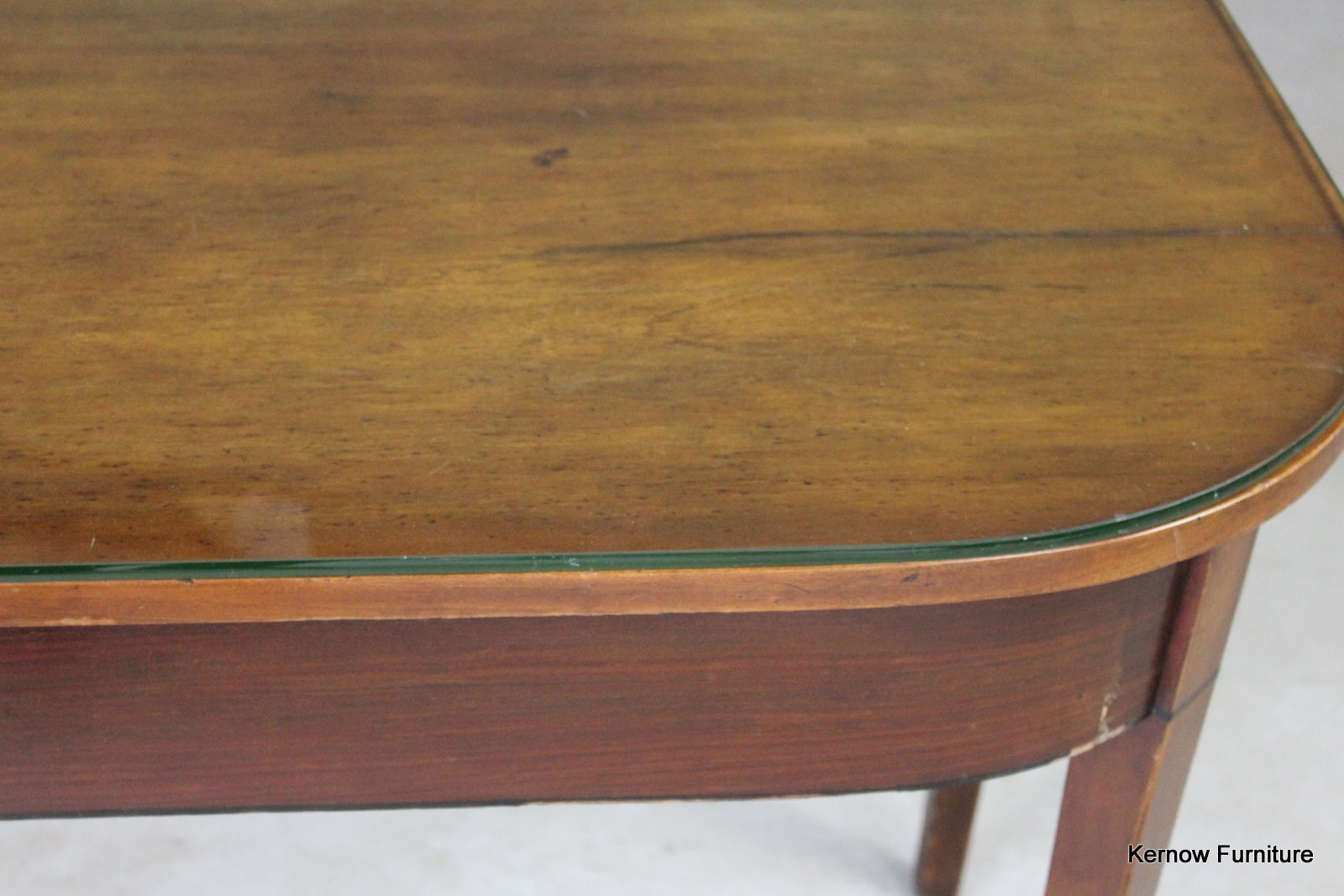 Antique Mahogany D End Table - Kernow Furniture