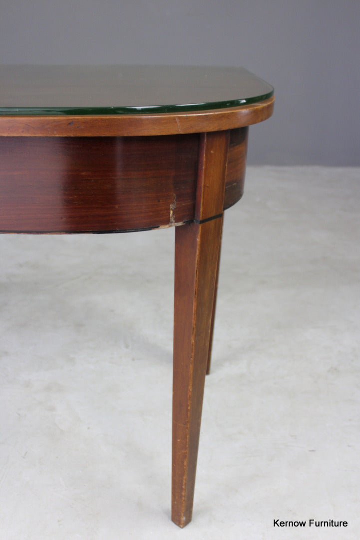 Antique Mahogany D End Table - Kernow Furniture