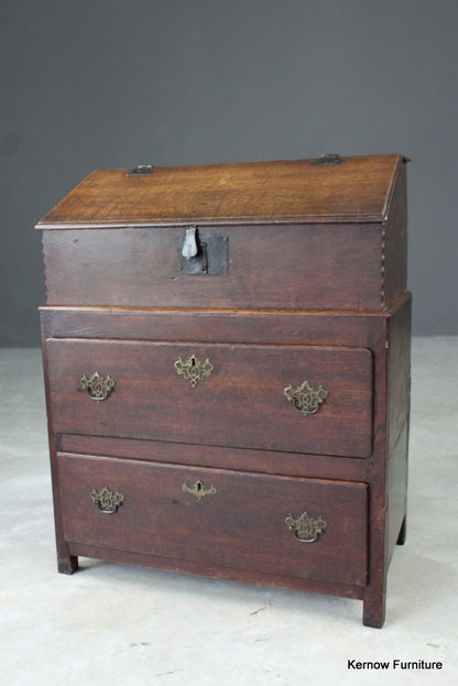 Antique Oak Bible Box & Base - Kernow Furniture