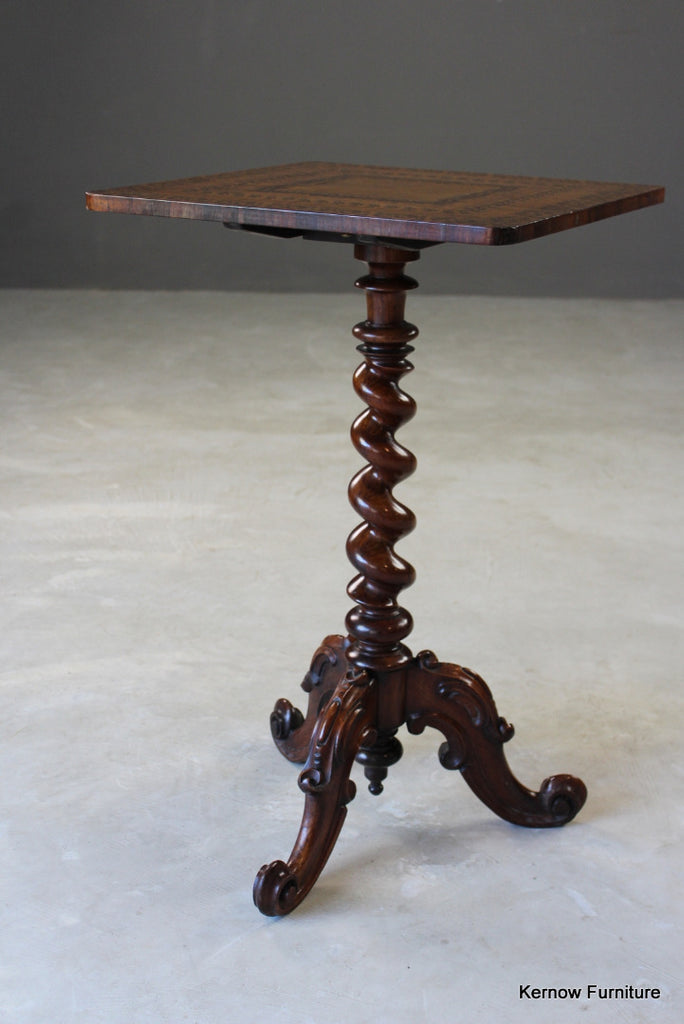 Victorian Tunbridge Ware Occasional Table - Kernow Furniture