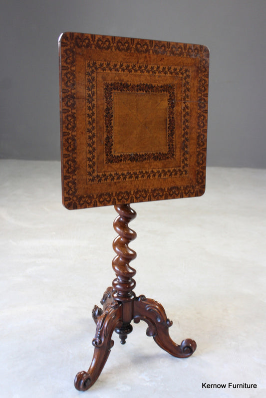 Victorian Tunbridge Ware Occasional Table - Kernow Furniture