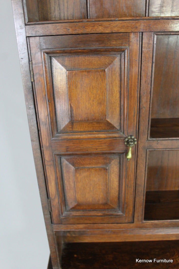 Traditional Dark Oak Dresser - Kernow Furniture