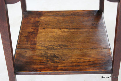 Arts & Crafts Oak Side Table - Kernow Furniture