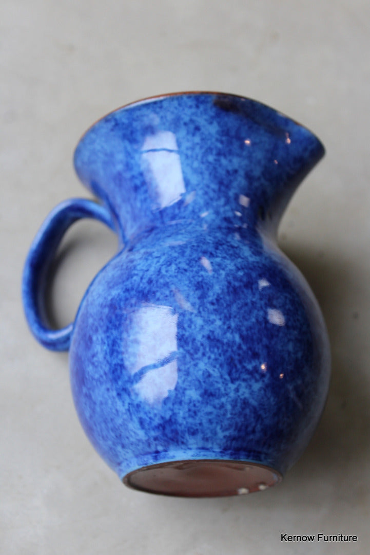 Blue Glazed Jug - Kernow Furniture