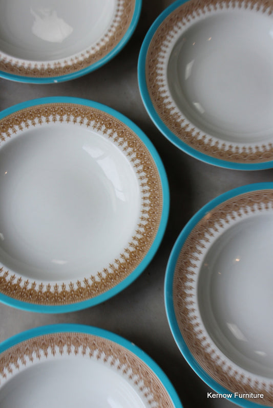 Royal Worcester Vitreous Soup Plate x 6 - Kernow Furniture