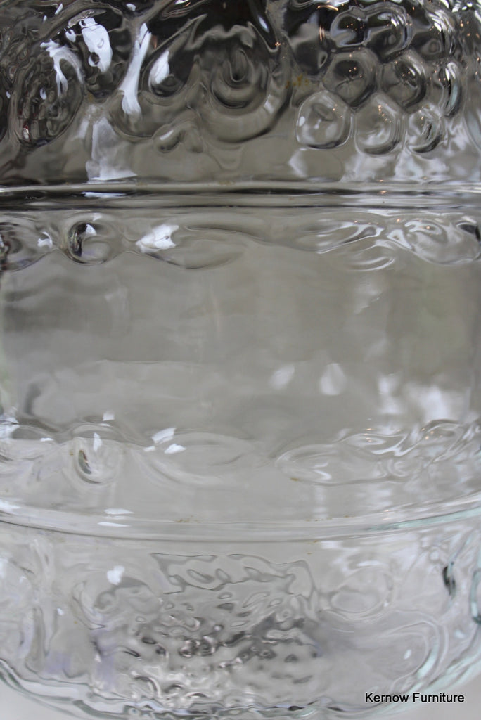Large Italian Glass Jar - Kernow Furniture