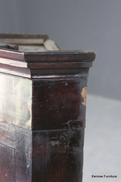 Antique Oak Corner Cupboard - Kernow Furniture