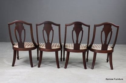 Set 4 Antique Parlour Chairs - Kernow Furniture