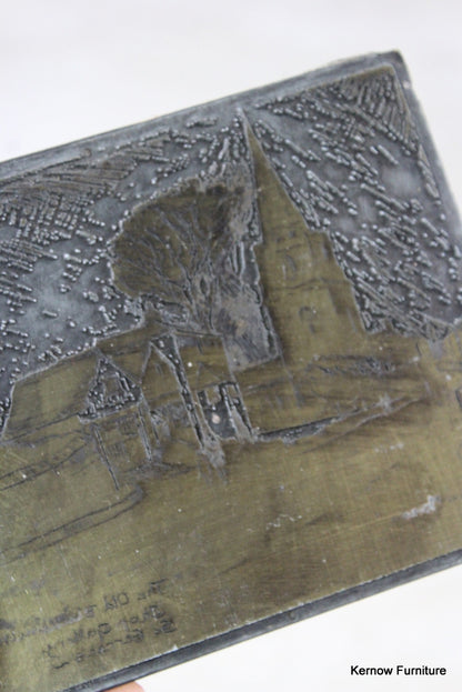 Margaret Morcom The Old Blacksmith Engraving Block - Kernow Furniture