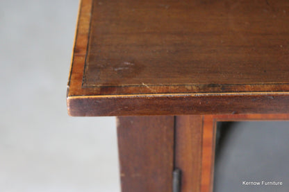 Edwardian Inlaid Mahogany Side Cabinet - Kernow Furniture