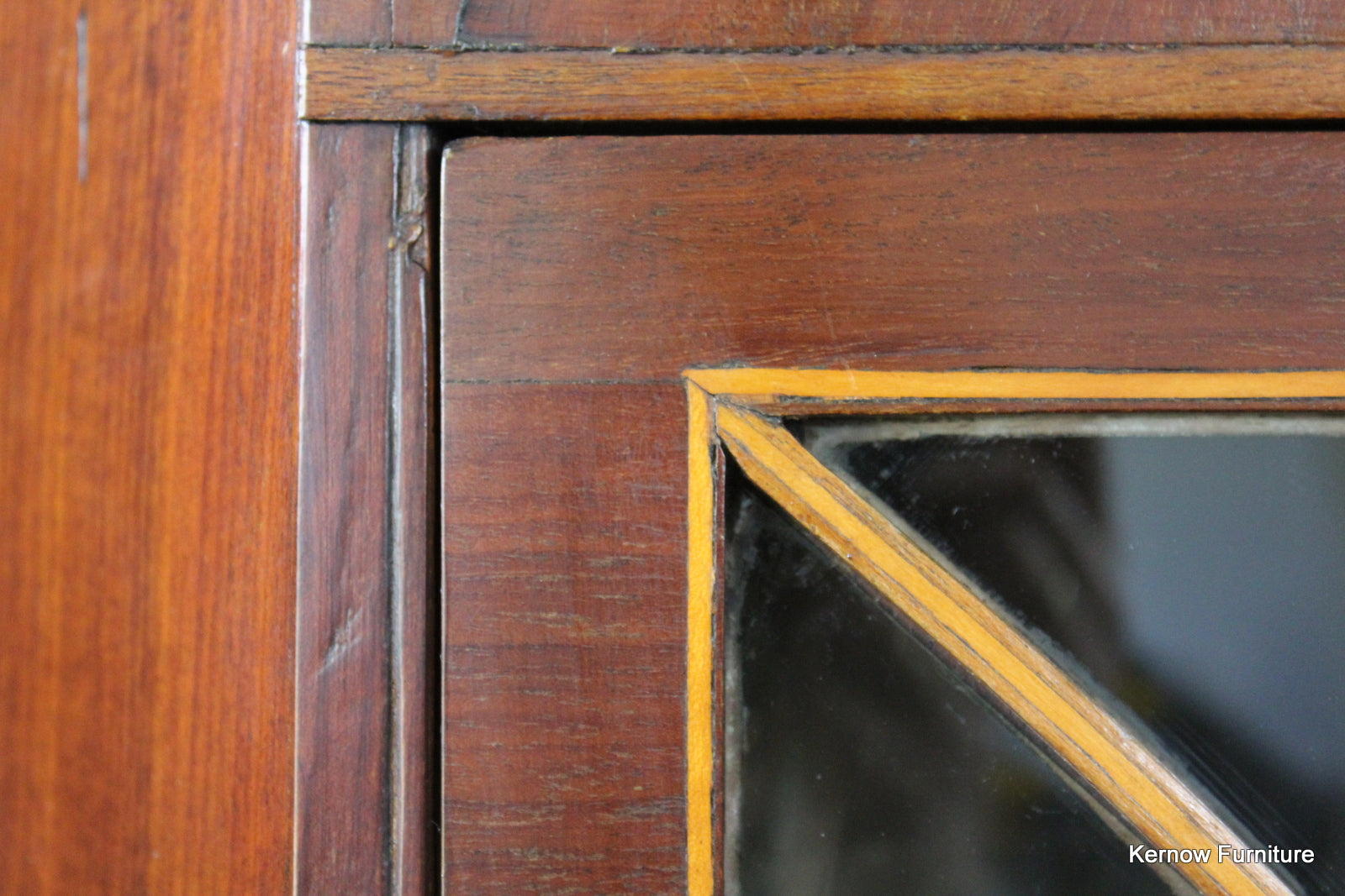 Antique Astragal Glazed Corner Cabinet - Kernow Furniture