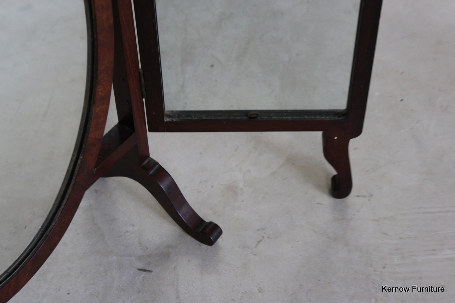 Antique Mahogany Dressing Table Mirror - Kernow Furniture