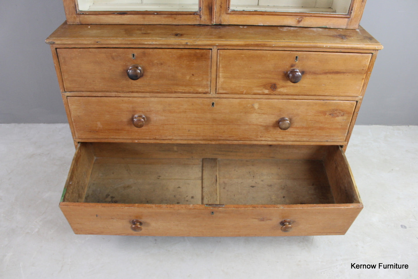 Antique Pine Kitchen Dresser - Kernow Furniture