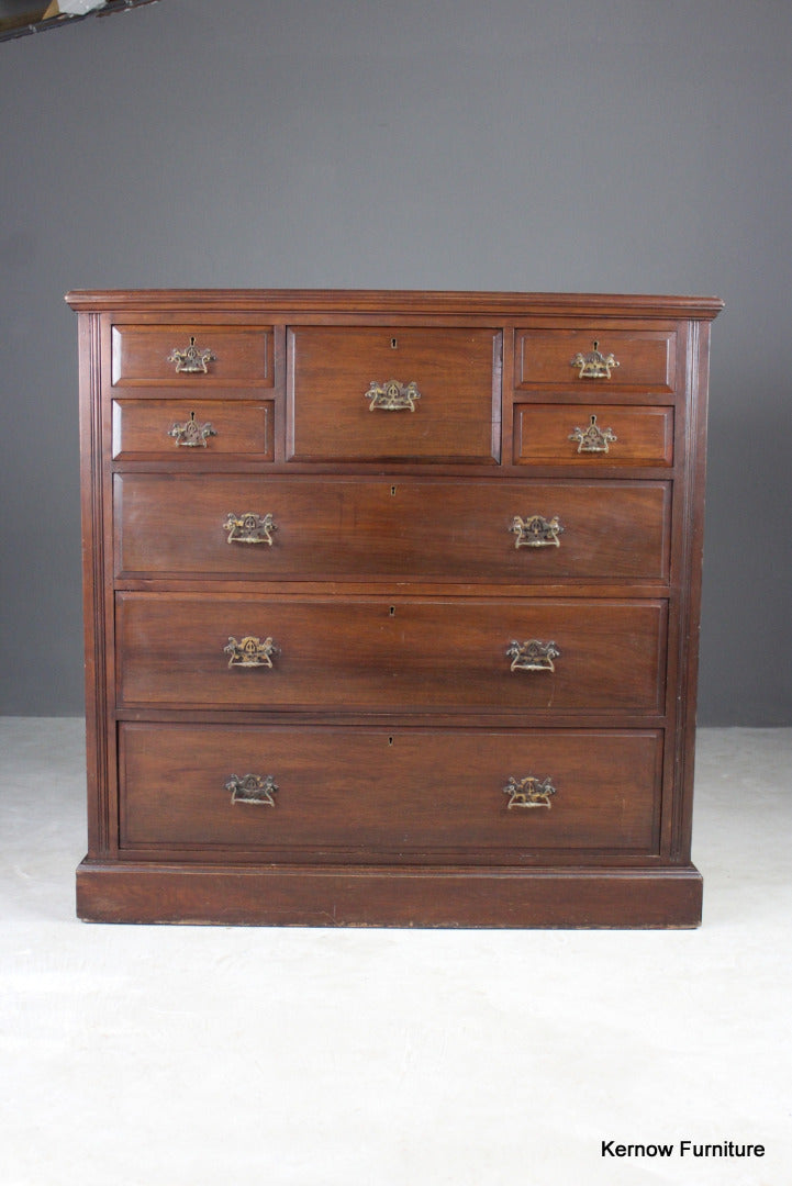 Large Antique Chest of Drawers - Kernow Furniture