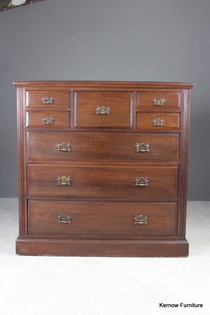 Large Antique Chest of Drawers - Kernow Furniture