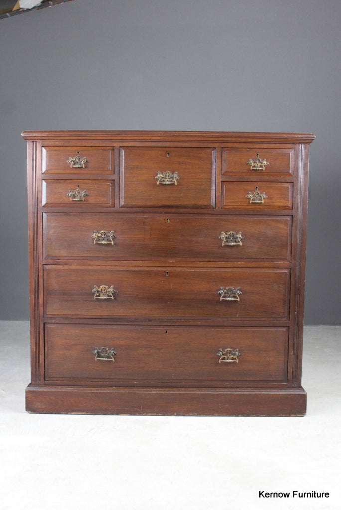 Large Antique Chest of Drawers - Kernow Furniture