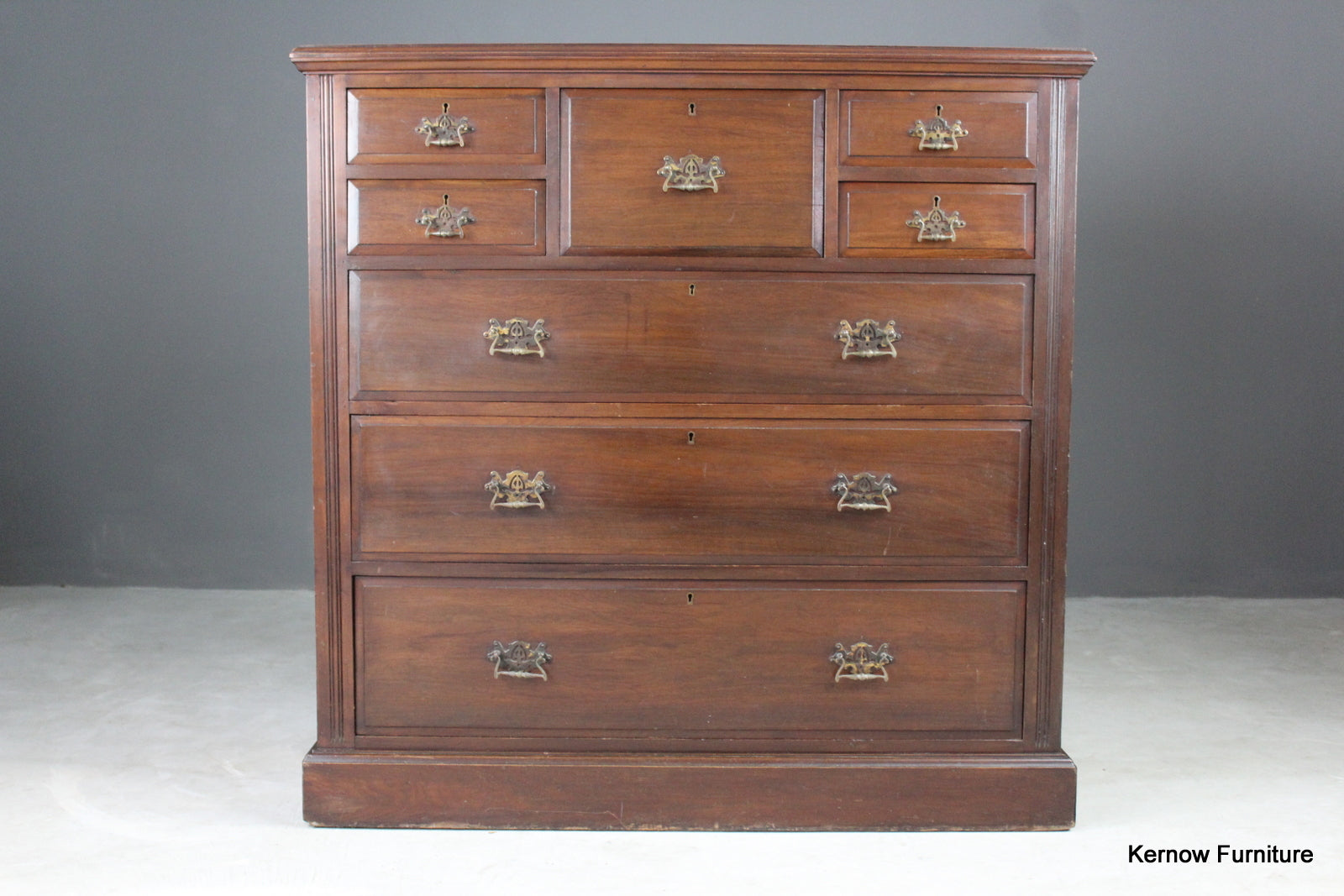 Large Antique Chest of Drawers - Kernow Furniture