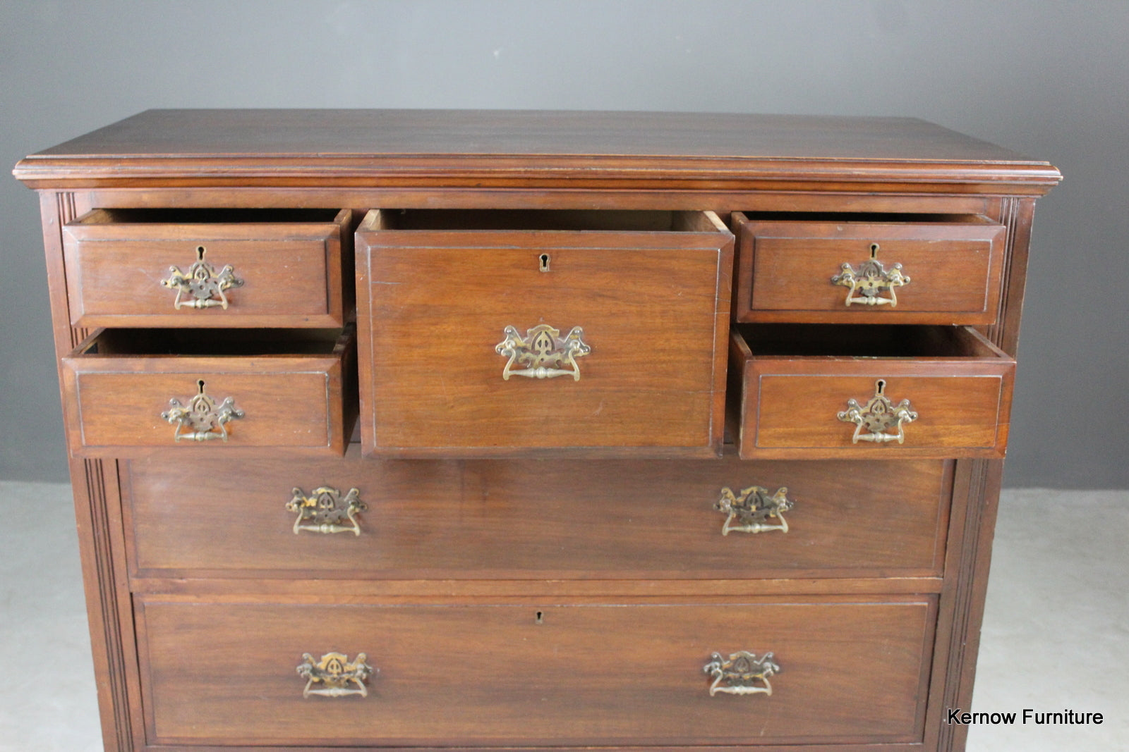 Large Antique Chest of Drawers - Kernow Furniture